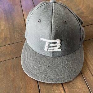 TB12 6 7/8 - 7 1/4 Gray Baseball Hat